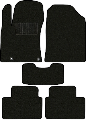 Коврики текстильные "Стандарт" для Kia Ceed III (универсал / CD) 2019 - 2021, черные, 5шт.