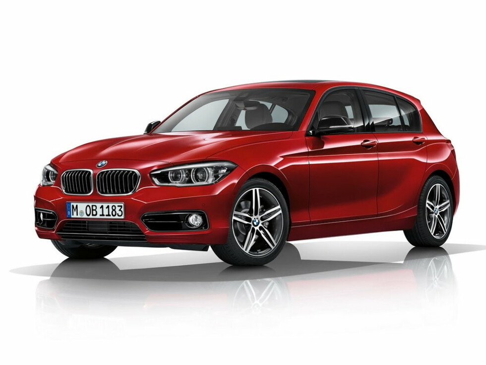 Коврики текстильные "Комфорт" для BMW 1-Series II (хэтчбек 5 дв / F20) 2015 - 2017, черные, 4шт.