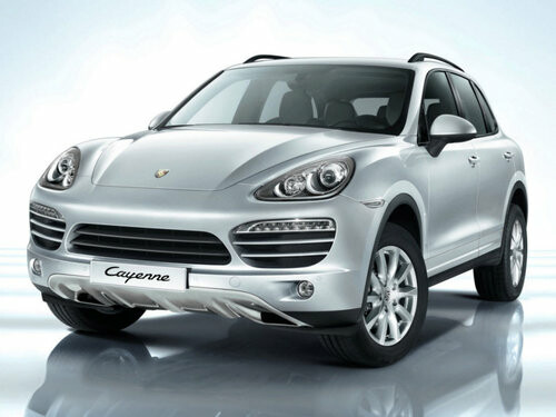 Коврики текстильные "Стандарт" для Porsche Cayenne II (suv / 958) 2010 - 2018, черные, 5шт.