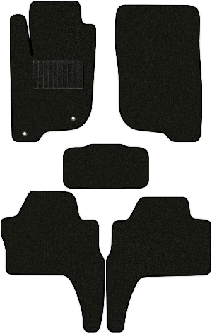 Коврики текстильные "Классик" для Mitsubishi Pajero Sport III (suv) 2016 - Н.В., черные, 5шт.